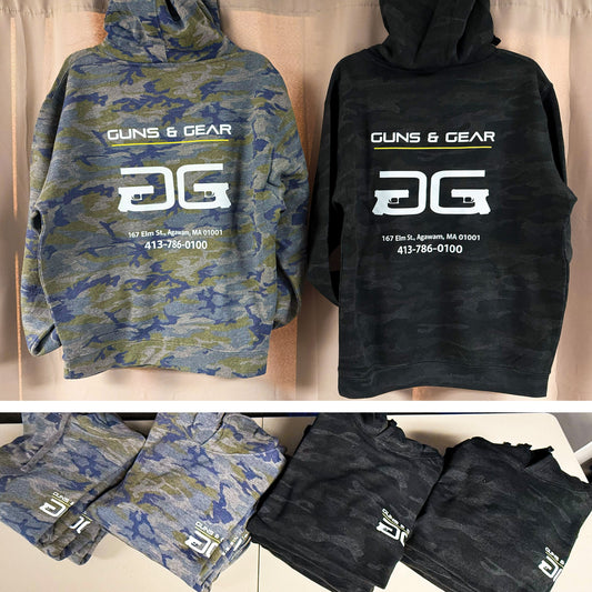 More Guns & Gear hoodies.