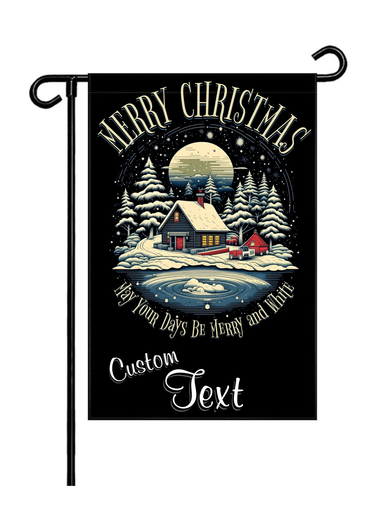 Yard Flag - Merry Christmas - 01