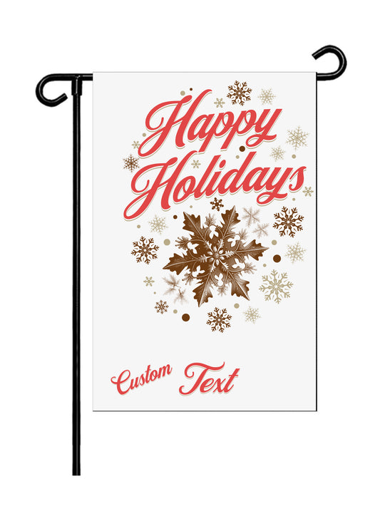 Yard Flag - Happy Holidays - 01