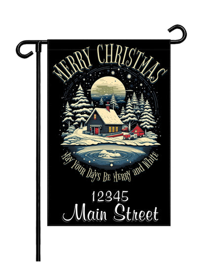 Yard Flag - Merry Christmas - 01