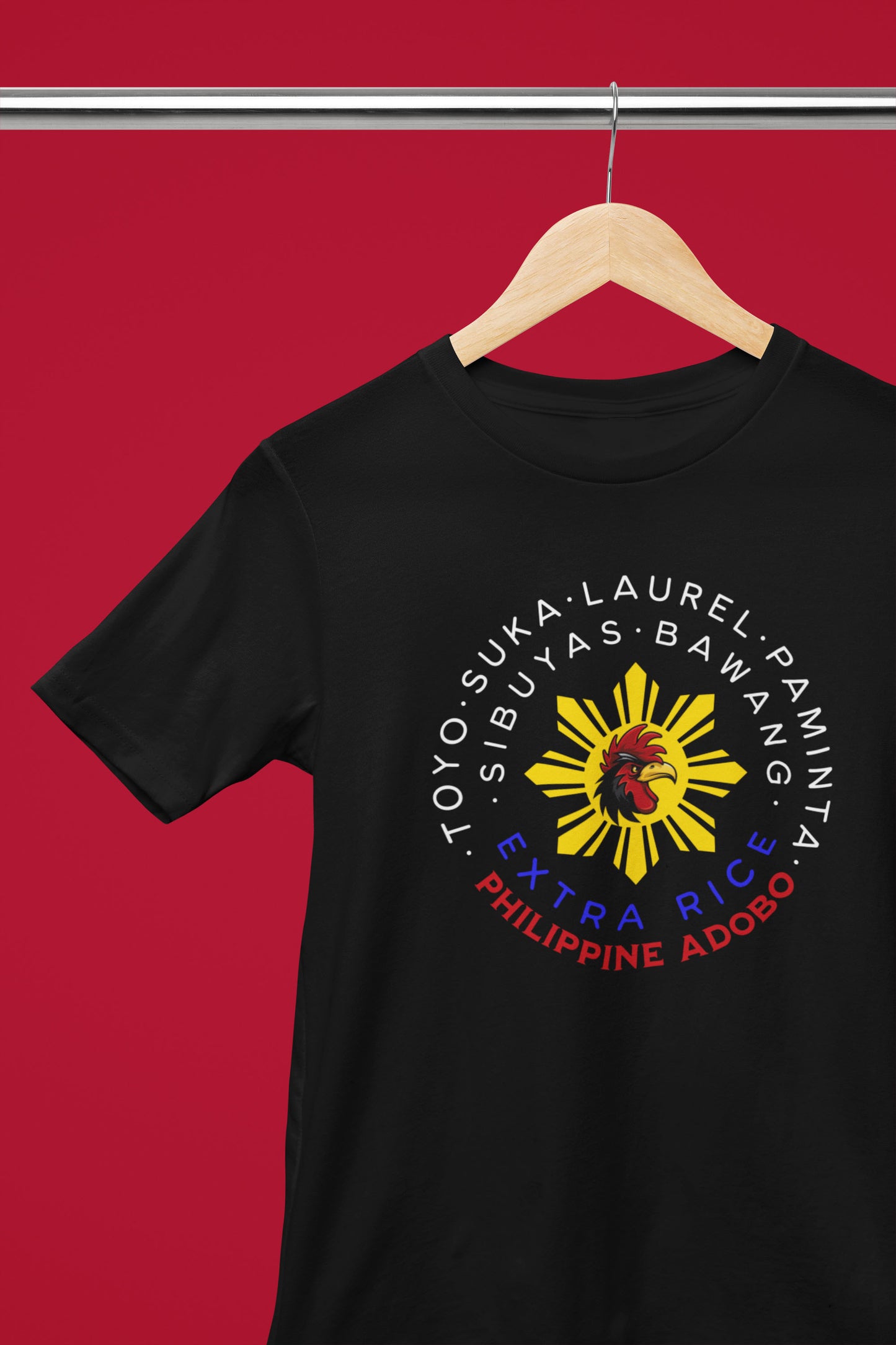 Philippine Adobo v2.0 - Black Tshirt