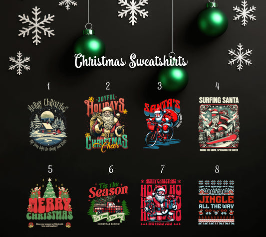 Christmas Sweatshirts (Black)