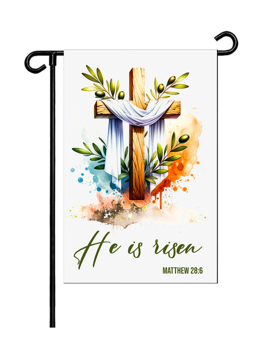 Yard Flag - He Is Risen