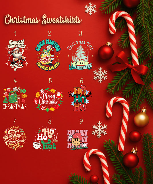 Christmas Sweatshirts (Red)