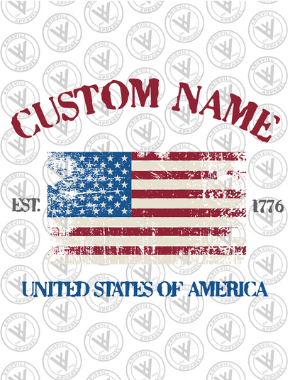 America - Flag Custom - 2601